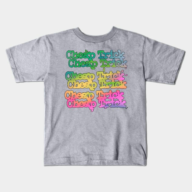 cheap t. rainbow vintage Kids T-Shirt by BandarTogel05